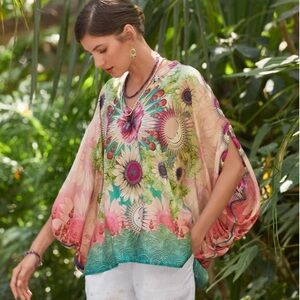 Johnny Was Silk Imogen Poncho